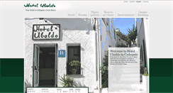 Desktop Screenshot of hotelubaldo.com
